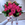 Bouquet of fresh pink roses in Floralty packaging