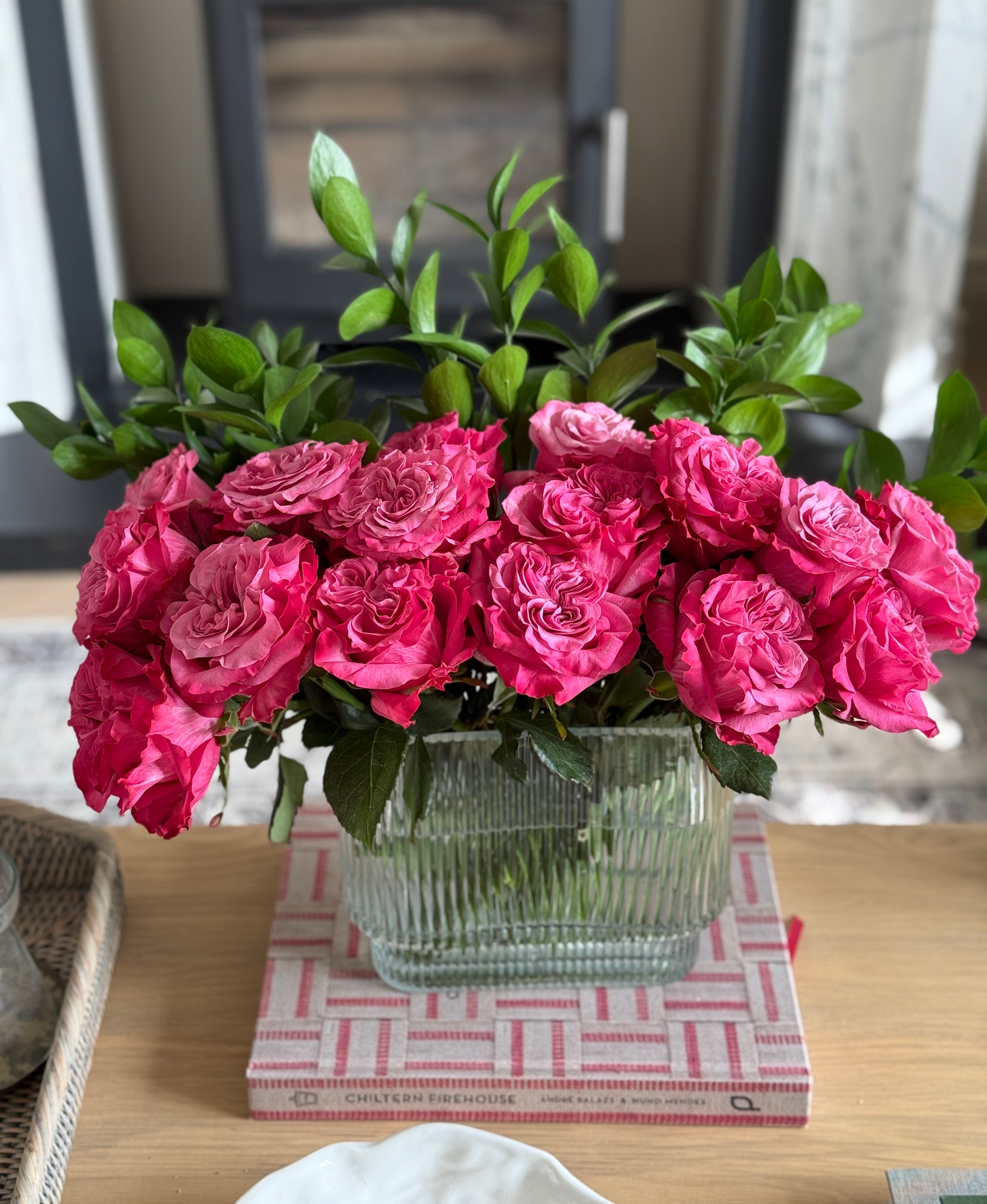 Buy Magenta Lavender Roses | Fresh Roses Delivered – Floralty