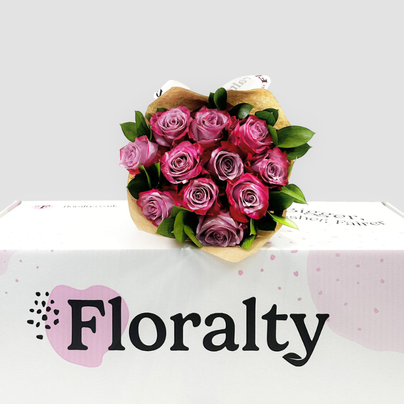 Buy Pink & Lilac Roses | Fresh Roses Delivered – Floralty